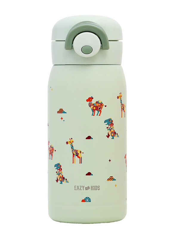 

Eazy Kids Insulated School Water Bottle, 350ml, Green