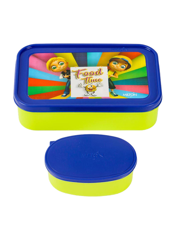 Milton School Time Lunch Box for Kids, Green