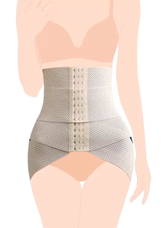 Sunveno Belly Shaper and Hip Definition Band, Beige, 2XL