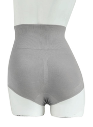 Sunveno High Waist Maternity Belly Support Cotton Panties, Grey