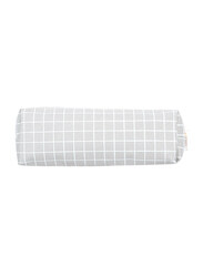 Eazy Kids Geometry Valley Plaid Pencil Pouch, 5+ Years, Grey