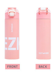 Eazy Kids Insulated Travel Water Bottle, 550ml, Pink