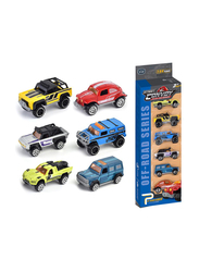 Little Story Alloy Sliding Off Road Toy Vehicle, 6 Pieces, All Ages, Multicolour