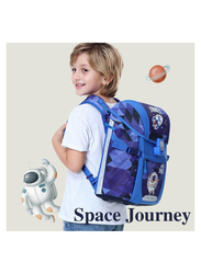 Sunveno Space Ergonomic School Bag, Blue