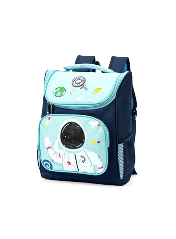 Eazy Kids Back to School 16-inch Astronaut Space School Backpack, Blue