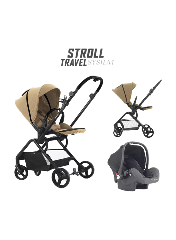 Teknum Stroll1 Travel System, Khaki