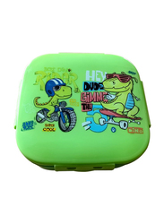 Nova Kids Square Bento Lunch Box, T-Rex Green