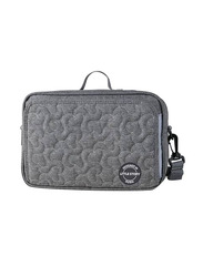 Little Story Diaper Changing Clutch Kit for Baby, Quilted Grey