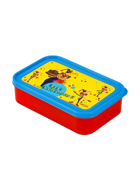 Milton School Time Lunch Box for Kids, Red