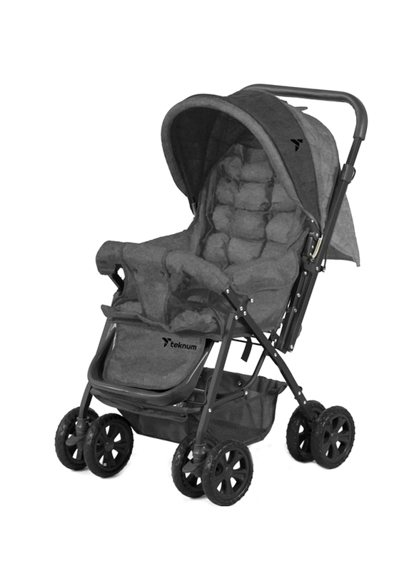 Teknum Reversible Look at Me Stroller, Grey