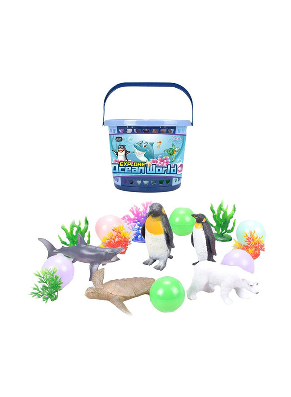 

Little Story Ocean World Bucket Set, 17 Pieces, All Ages, Multicolour
