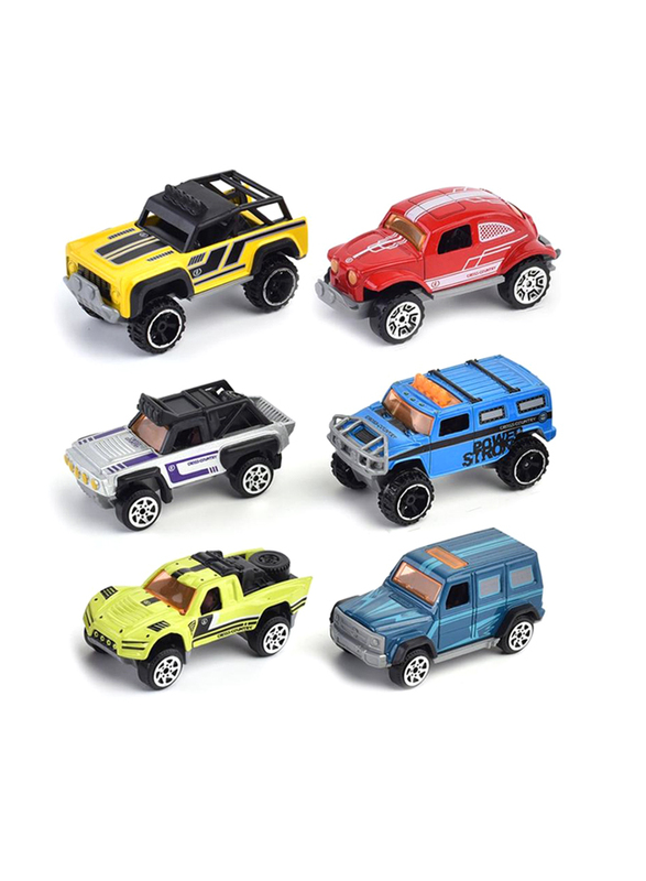 Little Story Alloy Sliding Off Road Toy Vehicle, 6 Pieces, All Ages, Multicolour