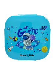 Nova Kids Square Bento Lunch Box, 1000ml, Astronaut Blue