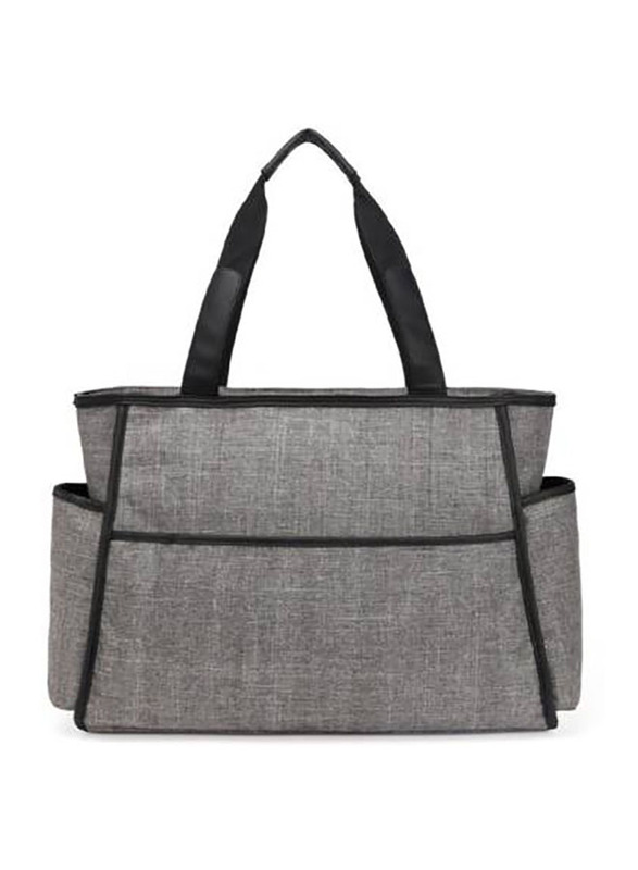 Little Story Betty Diaper Bag for Baby, Grey