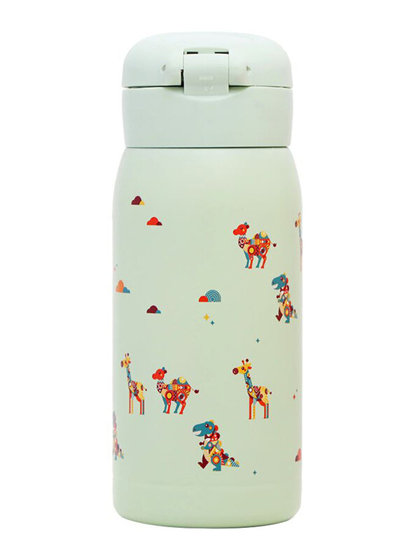 Eazy Kids Insulated School Water Bottle, 350ml, Green