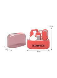 Eazy Kids 6 in 1 Baby Nail Care Set for Kids, Red