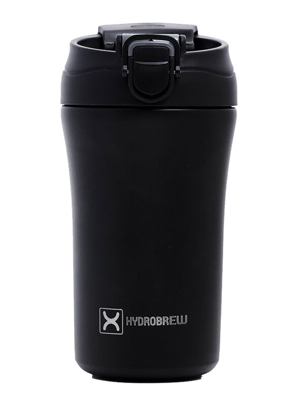 

Hydrobrew 400ml Insulated Tumbler Water Bottle, Black