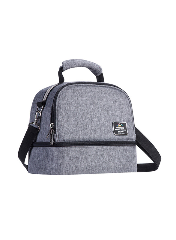 

Sunveno Insulated Bottle & Lunch Bag, Grey