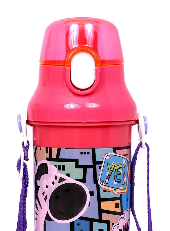 Eazy Kids Water Bottle, 600ml, Pink