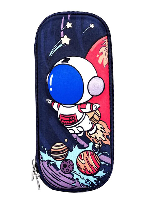 

Eazy Kids Astronaut 3D Pencil Case For Unisex, Blue