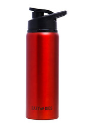 Eazy Kids Stainless Steel Sports Water Bottle, 700ml, Red