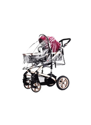 Teknum 3-in-1 Pram Stroller with Sunveno Fashion Diaper Tote Bag, Wine
