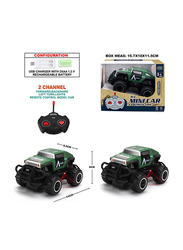 Little Story 2 Channel Military Car Kids Toy with Remote Control, Ages 3+, Multicolour