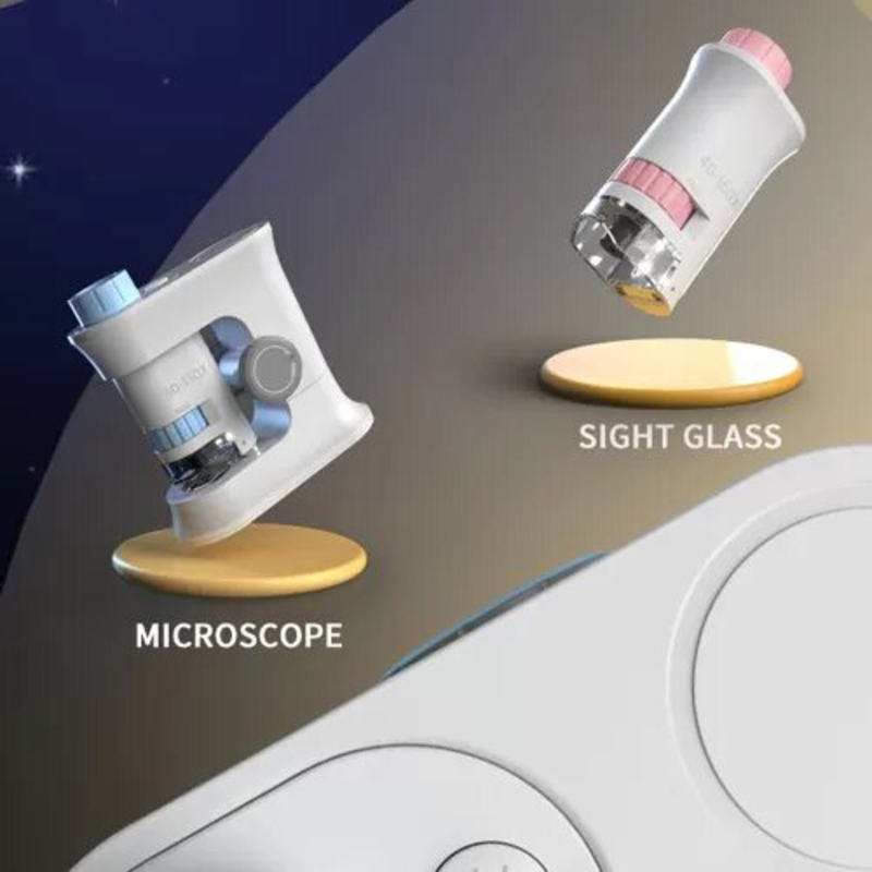 Little Story Scientific Portable Optical Microscope Toy, Playsets, Ages 8+