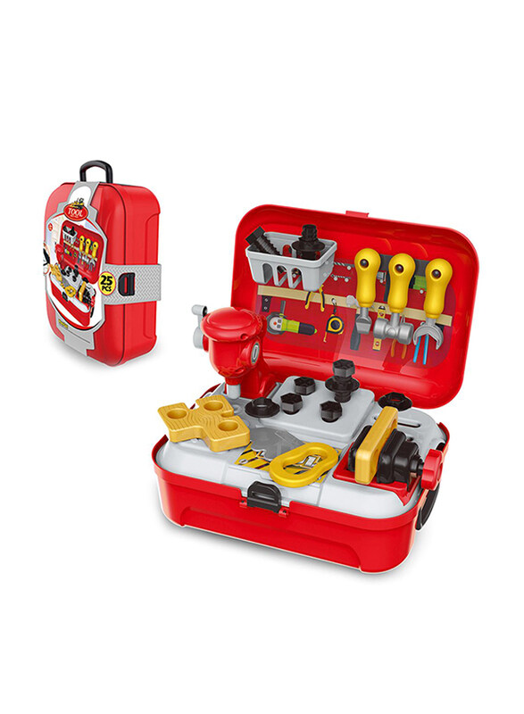 

Little Story Mechanic Builder Toolbox Red Backpack, Playsets, 25 Pieces, Ages 3+