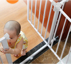 Baby Safe Metal Safety Gate, White
