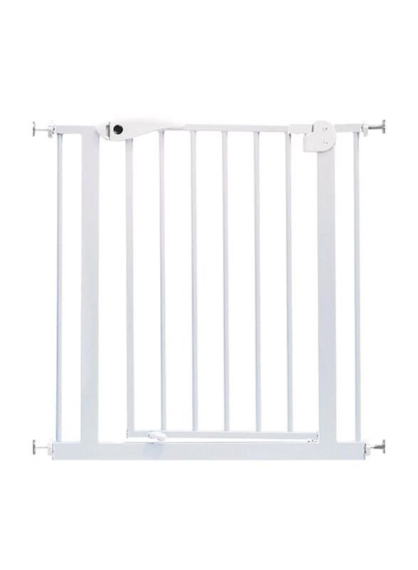 

Baby Safe Metal Safety Gate with 45cm Extension, White