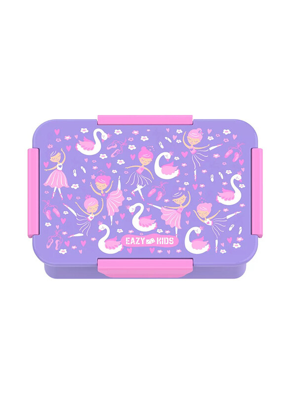 

Eazy Kids Lunch Box, Tropical, 3+ Years, 850ml, Purple