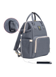 Sunveno Diaper Bag with USB, Grey