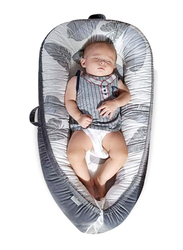 Little Story Feather Soft Breathable Fiberfill New-born Lounger Bed, Grey