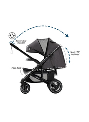 Teknum Reversible Moon Walk Stroller, Black