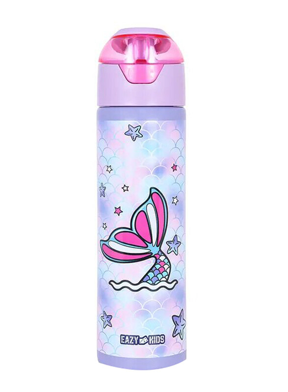 

Eazy Kids Insulated Stainless Steel Water Bottle With Spray, 640ml, Mermaid Pink