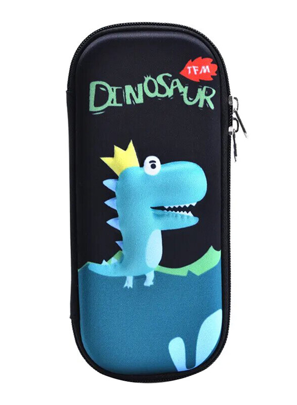 

Eazy Kids Dinosaur 3D Dinosaur Pencil Case For Unisex, Blue