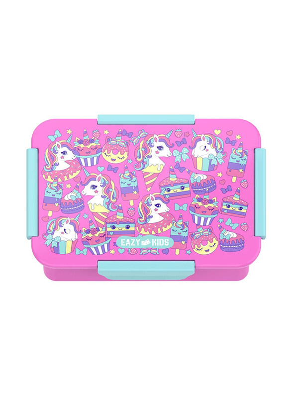 

Eazy Kids Lunch Box, Unicorn Desert, 3+ Years, 850ml, Pink