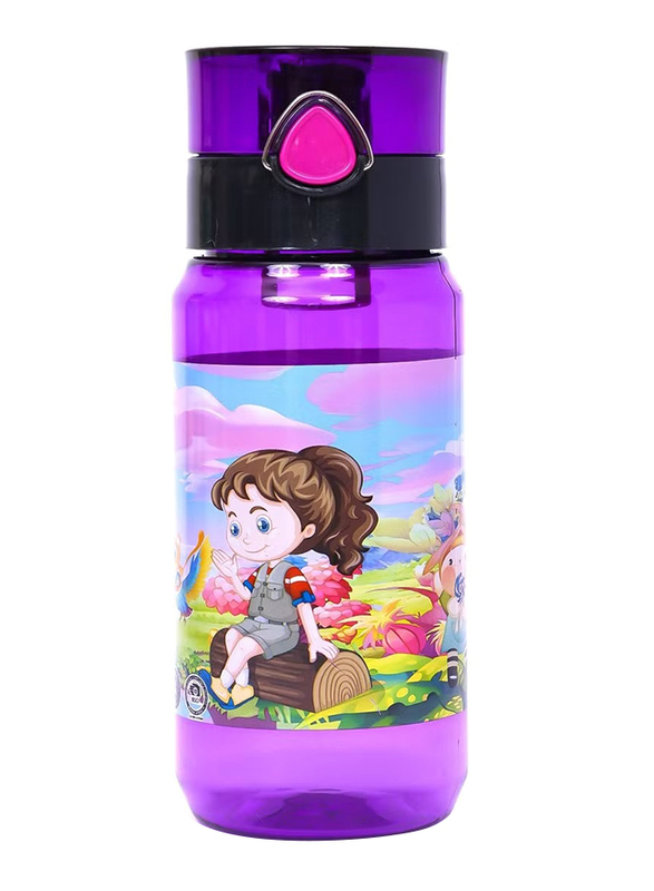 Eazy Kids Water Bottle, 500ml, Purple