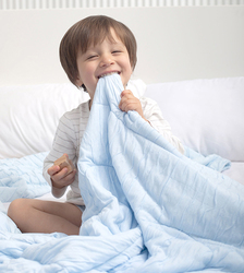 Sunveno Super Soft Skin Cool Lensing Modal Blanket for Kids, Blue
