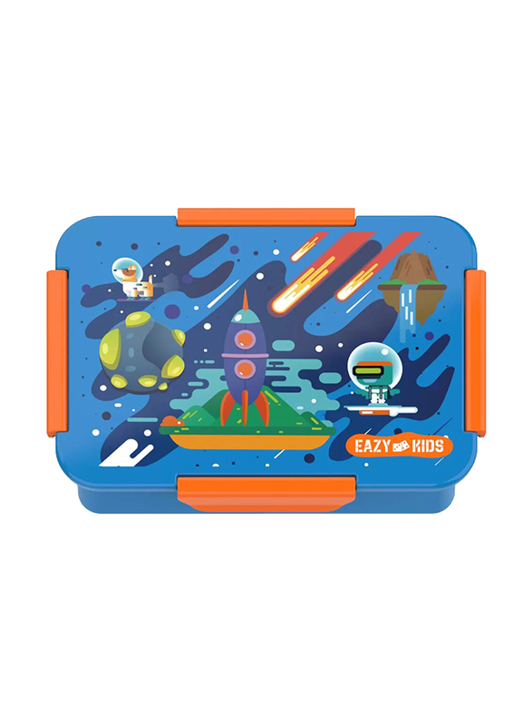 Eazy Kids Lunch Box, Space, 3+ Years, 850ml, Blue