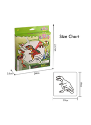 Little Story DIY Kids Dinosaur Art & Craft 3D Painting Set, Drawing & Painting Supplies, Ages 3+
