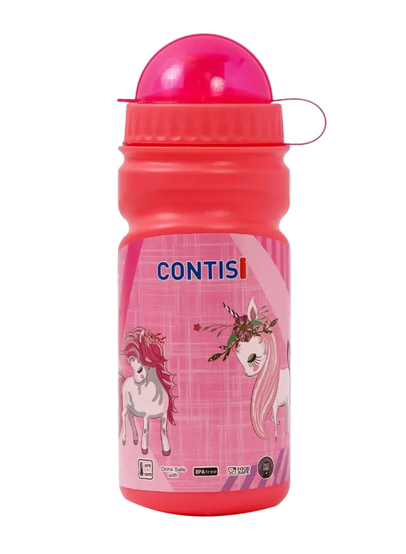 Eazy Kids Lunch Box with Bottle, 3+ Years, 550ml, Pink