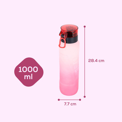 Nova Kids Water Bottle, 1000ml, Red