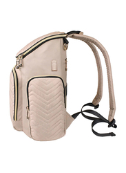 Little Story Georgia wt. Changing Pad & Stroller Hooks Diaper Bag, Ivory