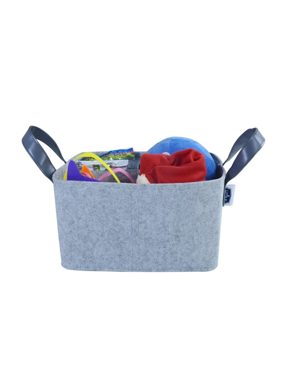 Little Story Diaper Caddy Simplex for Baby, Grey