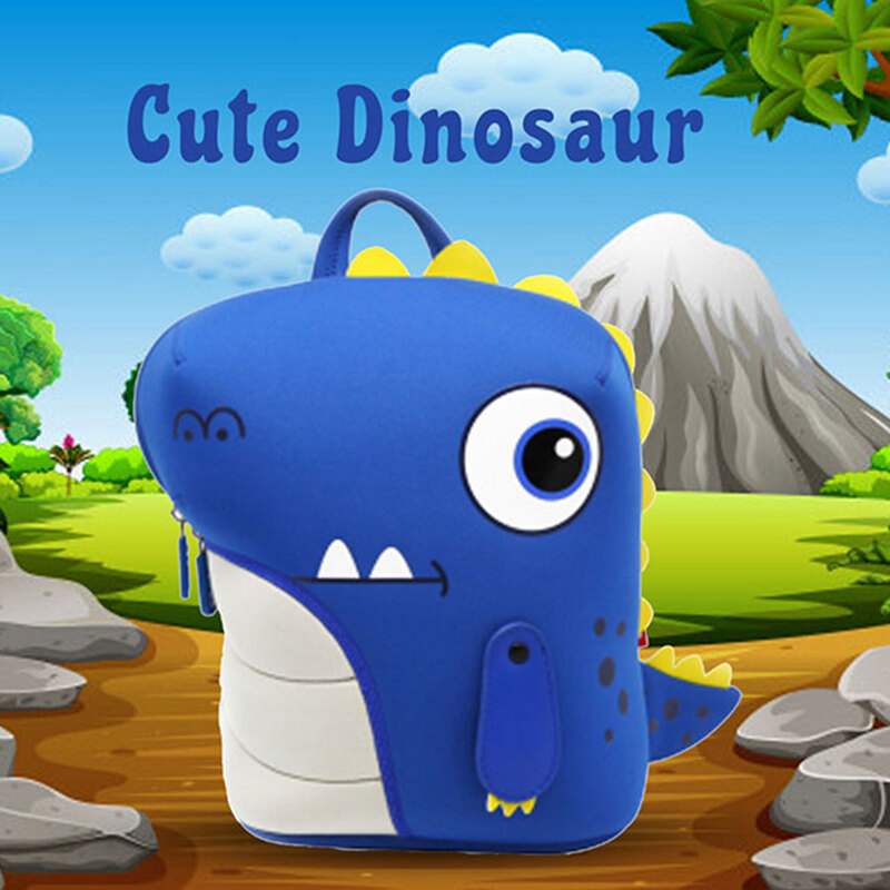 Nohoo Dinosaur Jungle 3D Backpack, Blue