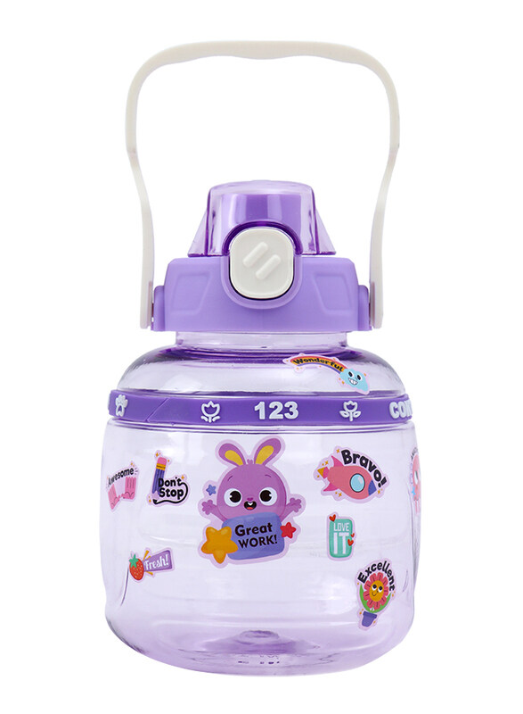 Eazy Kids Water Bottle, 800ml, Purple