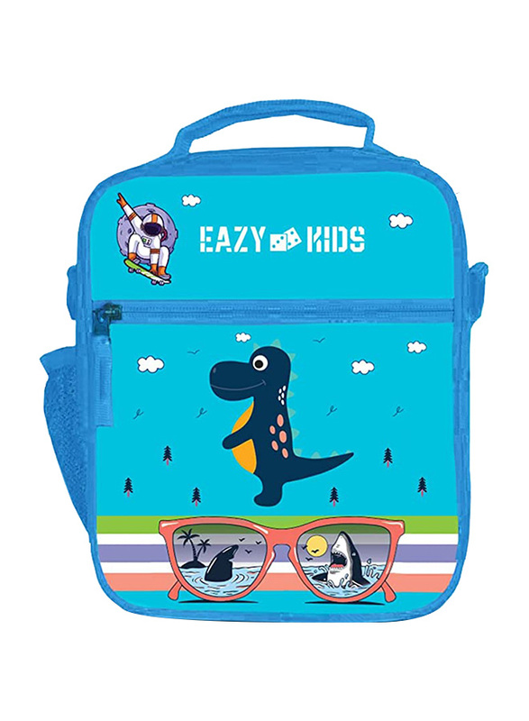 Eazy Kids Unicorn Dino Bento Lunch Bag, Blue