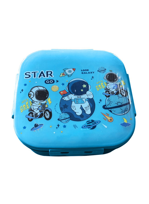 Nova Kids Square Bento Lunch Box, Galaxy Blue